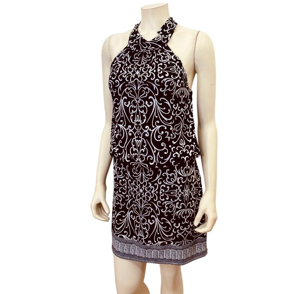 White House Black Market backless dress XS